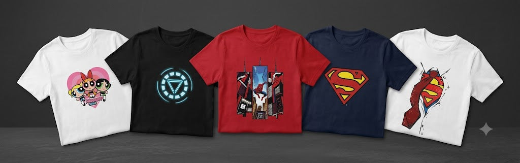 Superhero Printed T Shirts