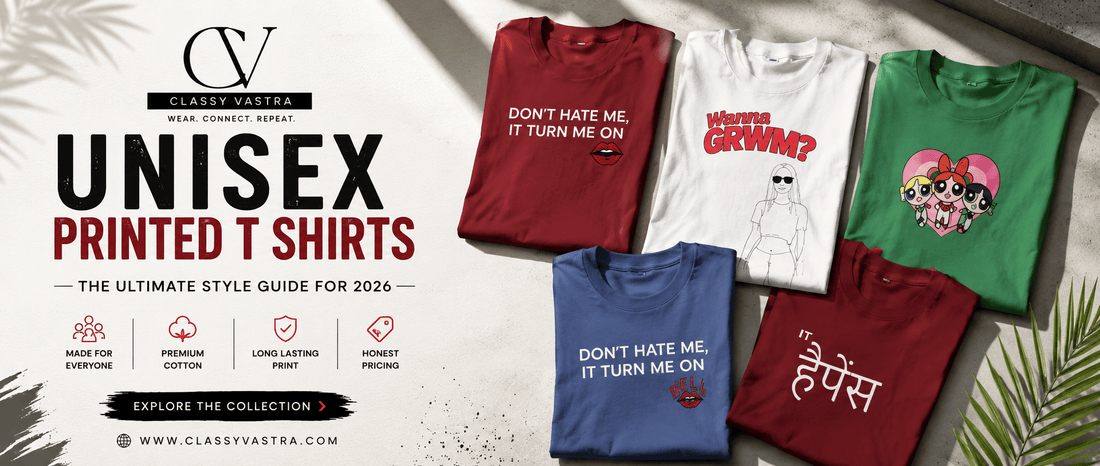 Unisex Printed T Shirts