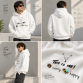 "This Is Me" Casual Streetwear Fleece Hoodie ClassyVastra