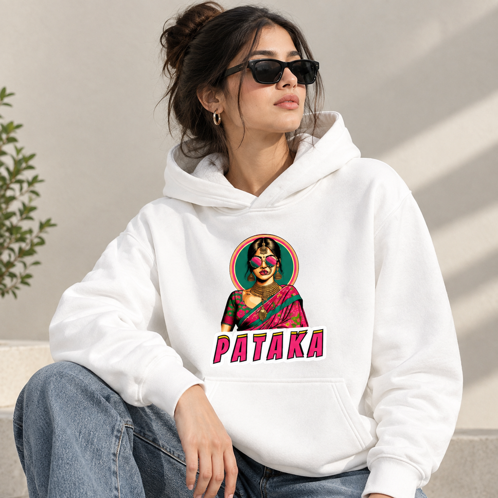 Pataka Vibes Cozy Fleece Hoodie "Diwali special" ClassyVastra