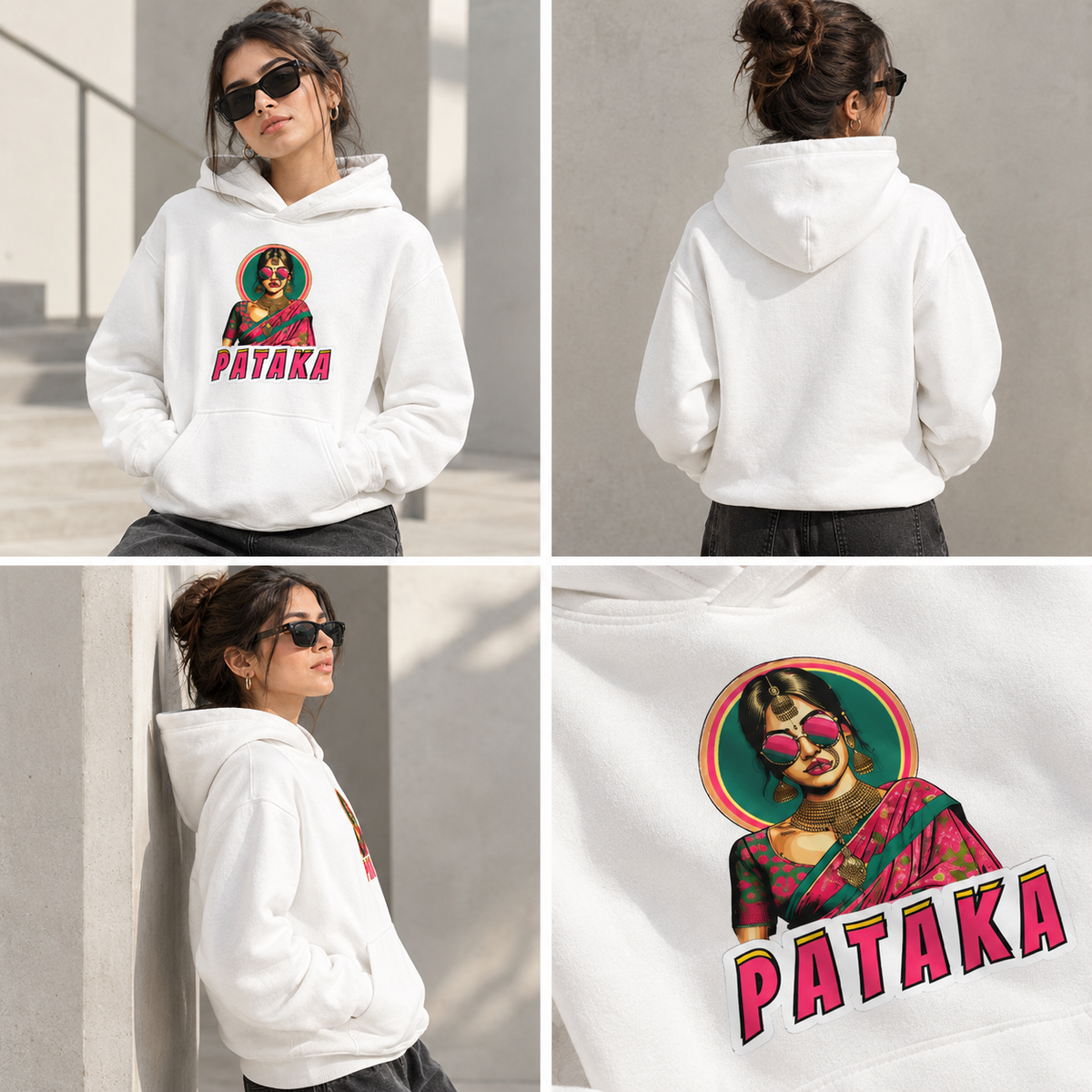 Pataka Vibes Cozy Fleece Hoodie "Diwali special" ClassyVastra