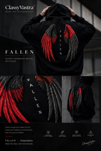 Superonic Black Hoodie ClassyVastra