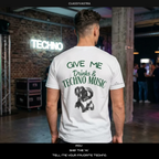 Techno Music Lover T Shirt | Oversized Graphic Cotton Tee