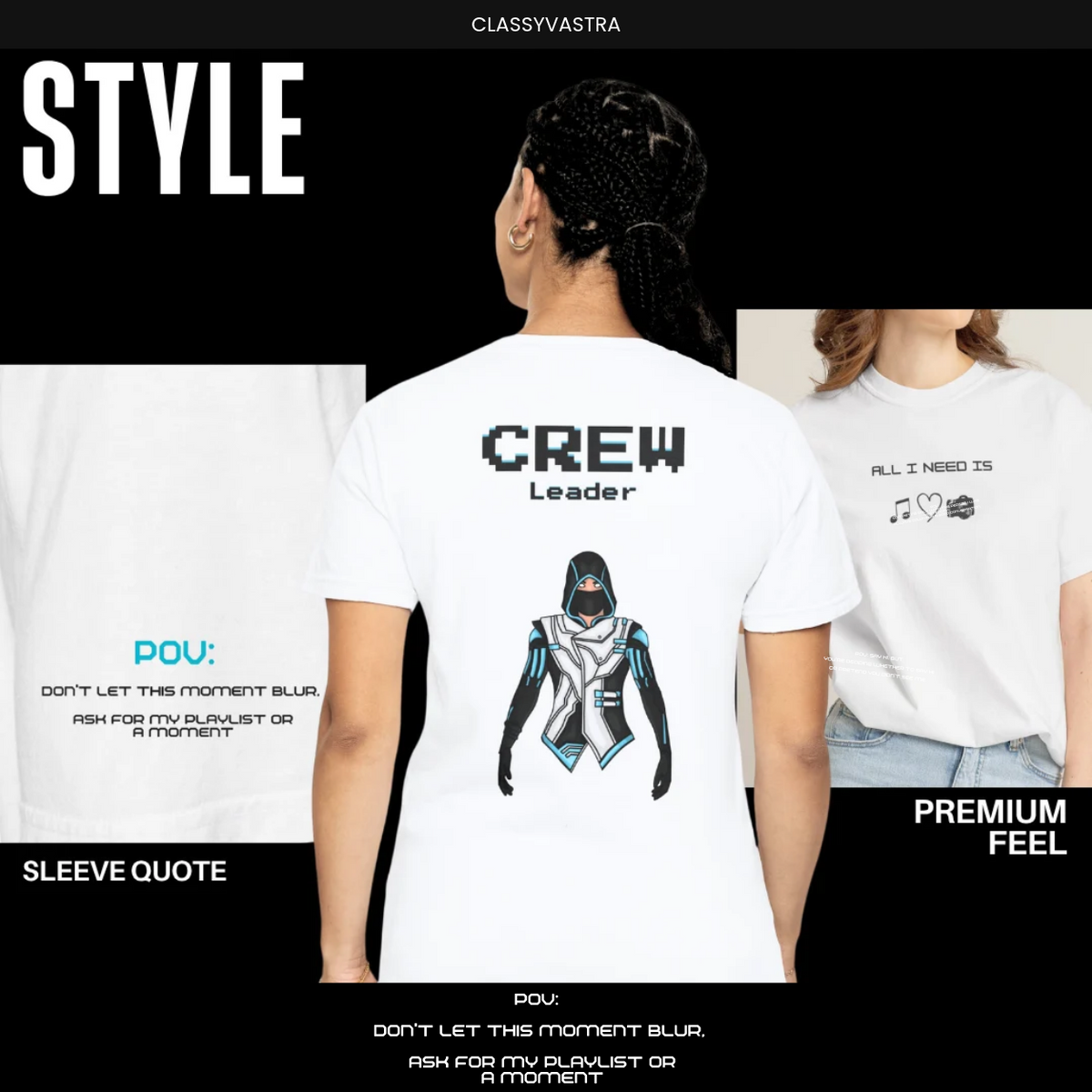 Crew Tshirt | Unisex