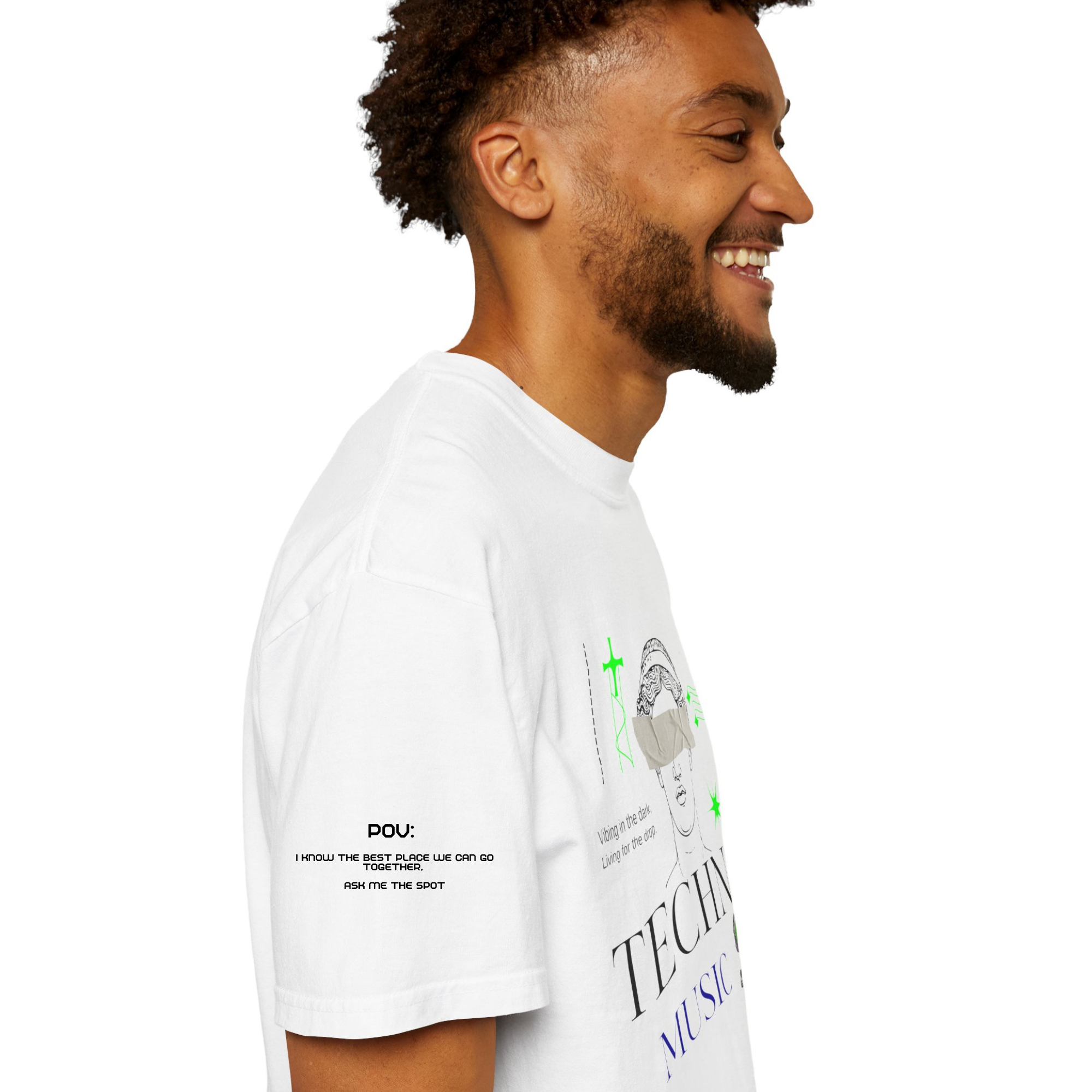 Techno Unisex Tshirt for Techno Lovers