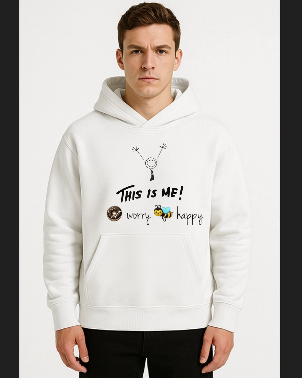 "This Is Me" Casual Streetwear Fleece Hoodie ClassyVastra