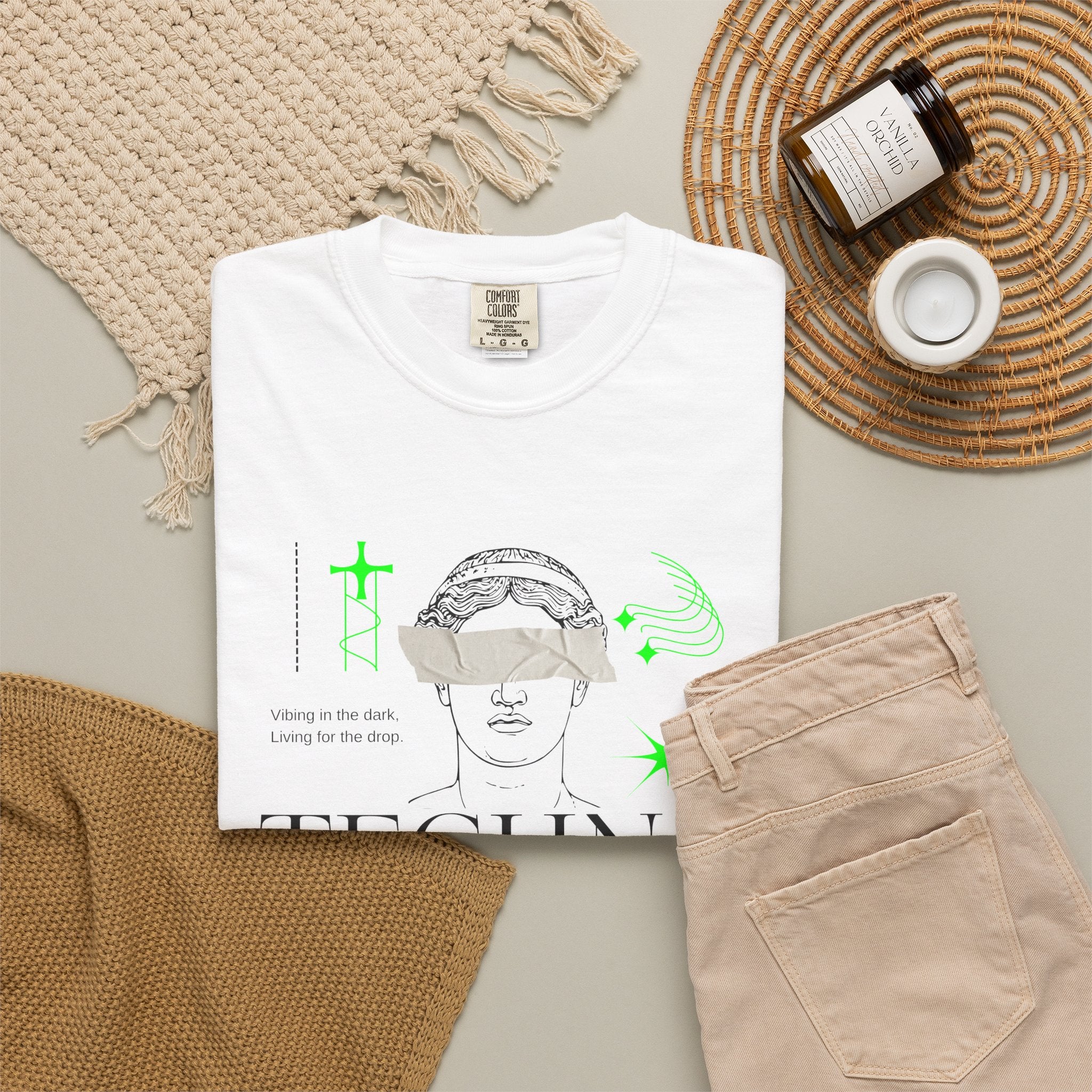 Techno Unisex Tshirt for Techno Lovers