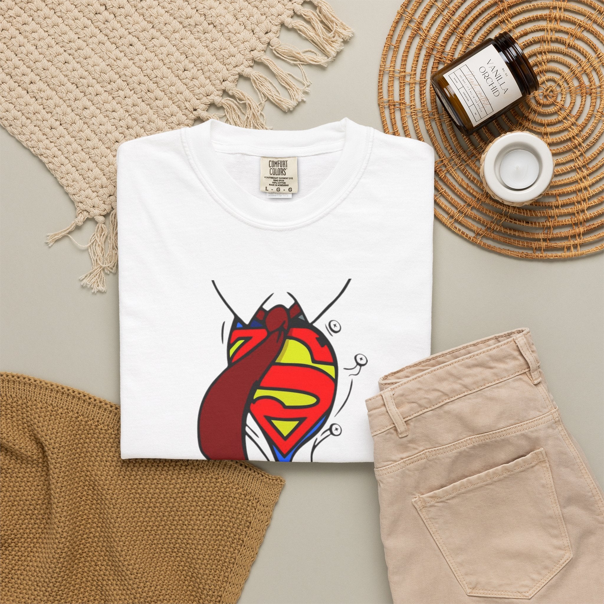 Superman Tie- Tshirt