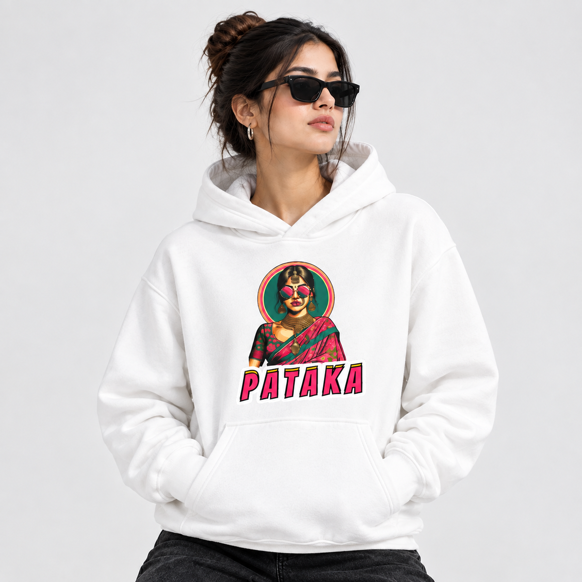 Pataka Vibes Cozy Fleece Hoodie "Diwali special" ClassyVastra