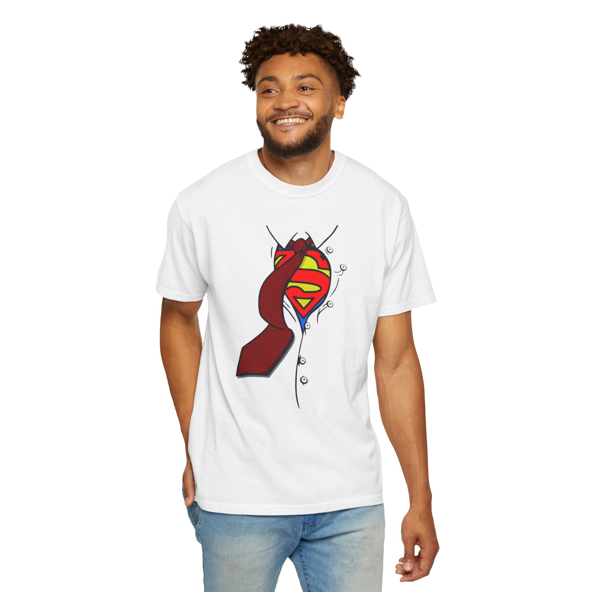 Superman Tie- Tshirt