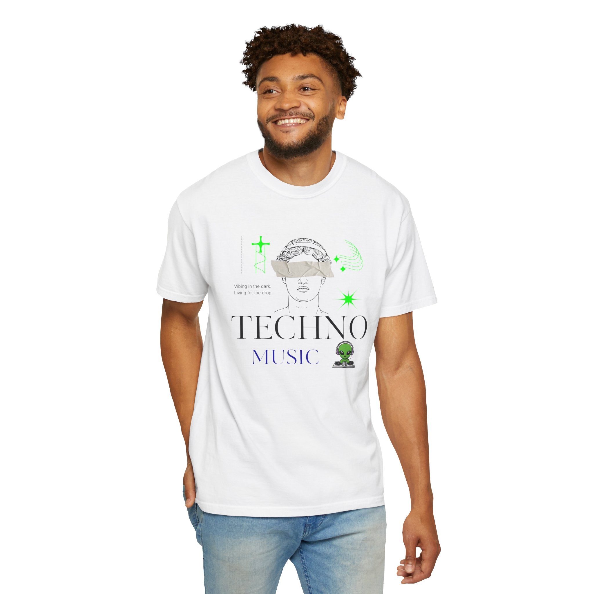 Techno Unisex Tshirt for Techno Lovers