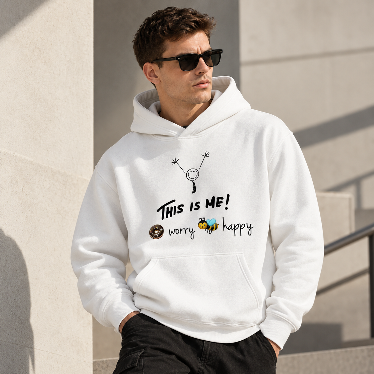 "This Is Me" Casual Streetwear Fleece Hoodie ClassyVastra