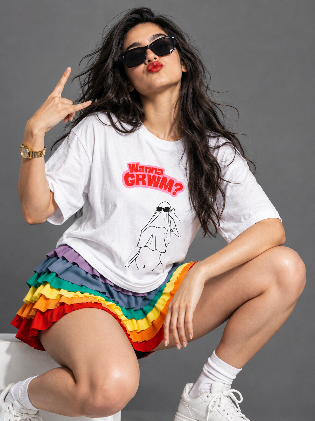 GRWM T Shirt for Women Classy Vastra
