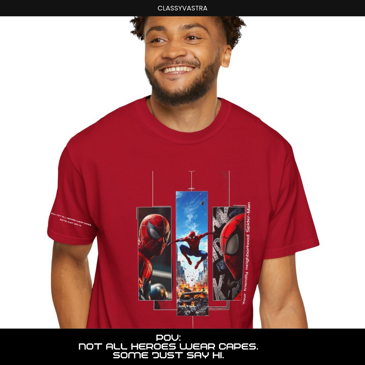 SpiderMan T-Shirt: Inspired by the Hero Who Never Gives Up