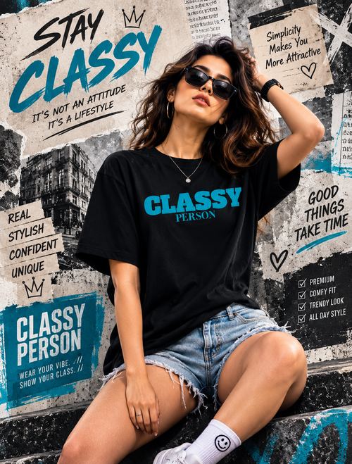 Classy Person with Back guess who aesthetic unisex.