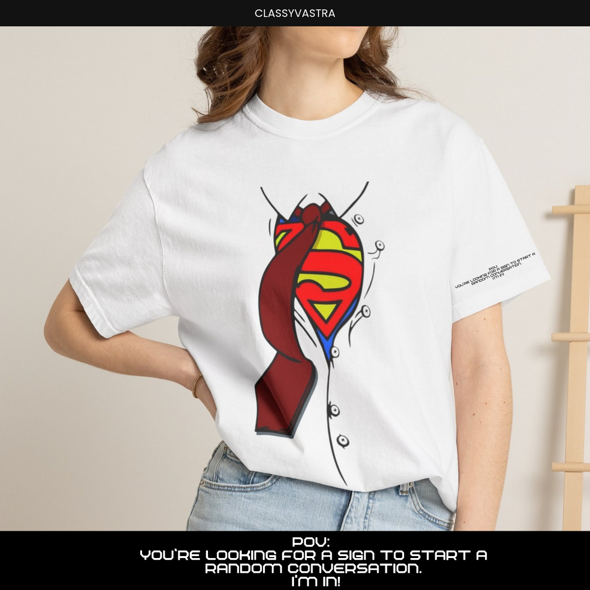 Superman Tie- Tshirt